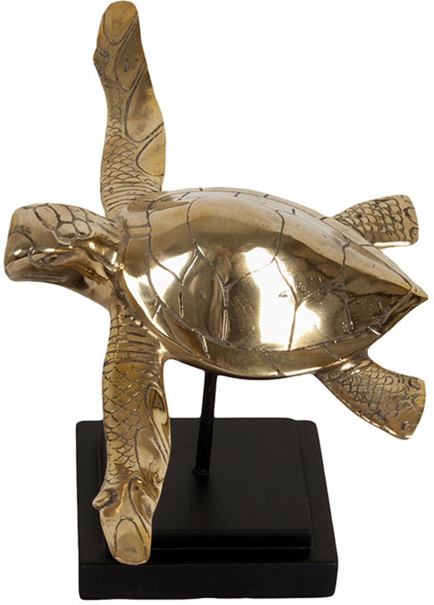 Messing Zeeschildpad op Standaard S