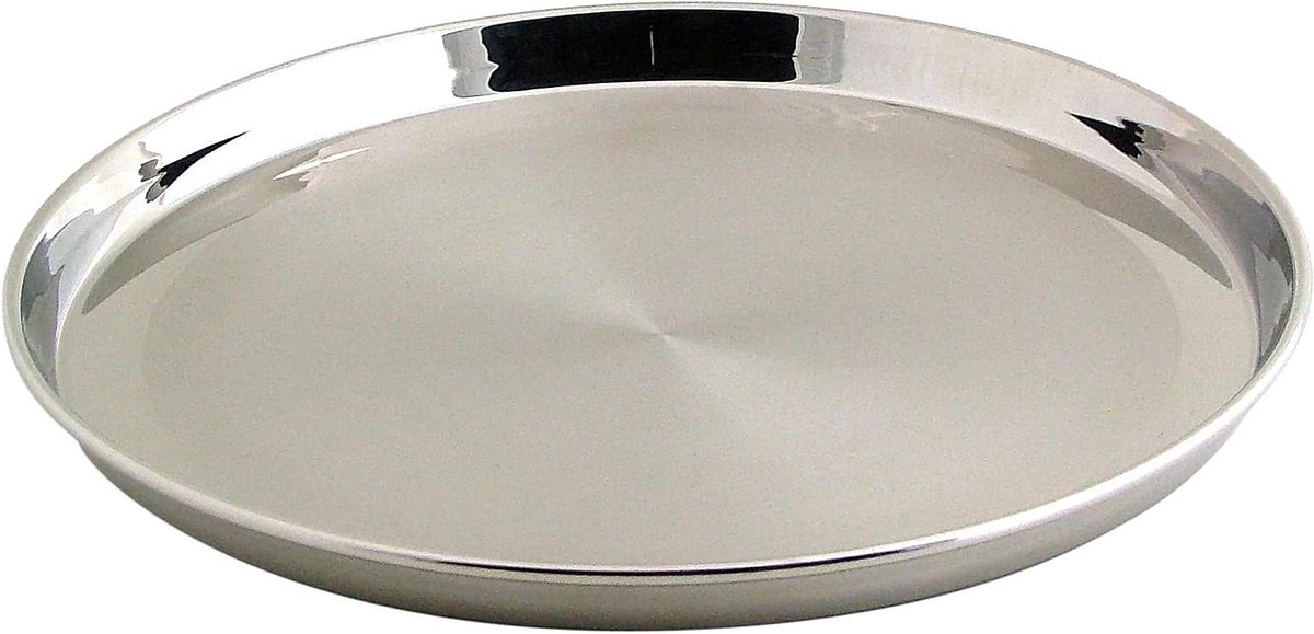 Taartvorm Rond - Bakvorm Taart - Taarten Bakken - Roestvrij Staal 18/10 - 30 cm - Zilver