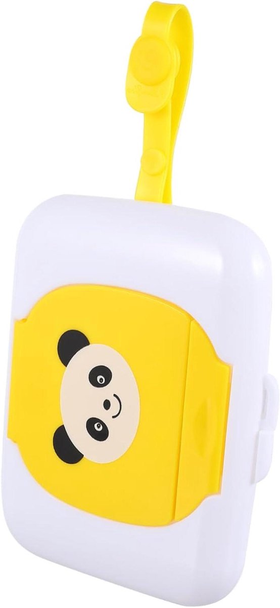 Babydoekjes Houder - Wipes Dispenser - Onderweg Luiers Verschoonen - Met Handige Draaglus - 16 x 12 x 4 cm