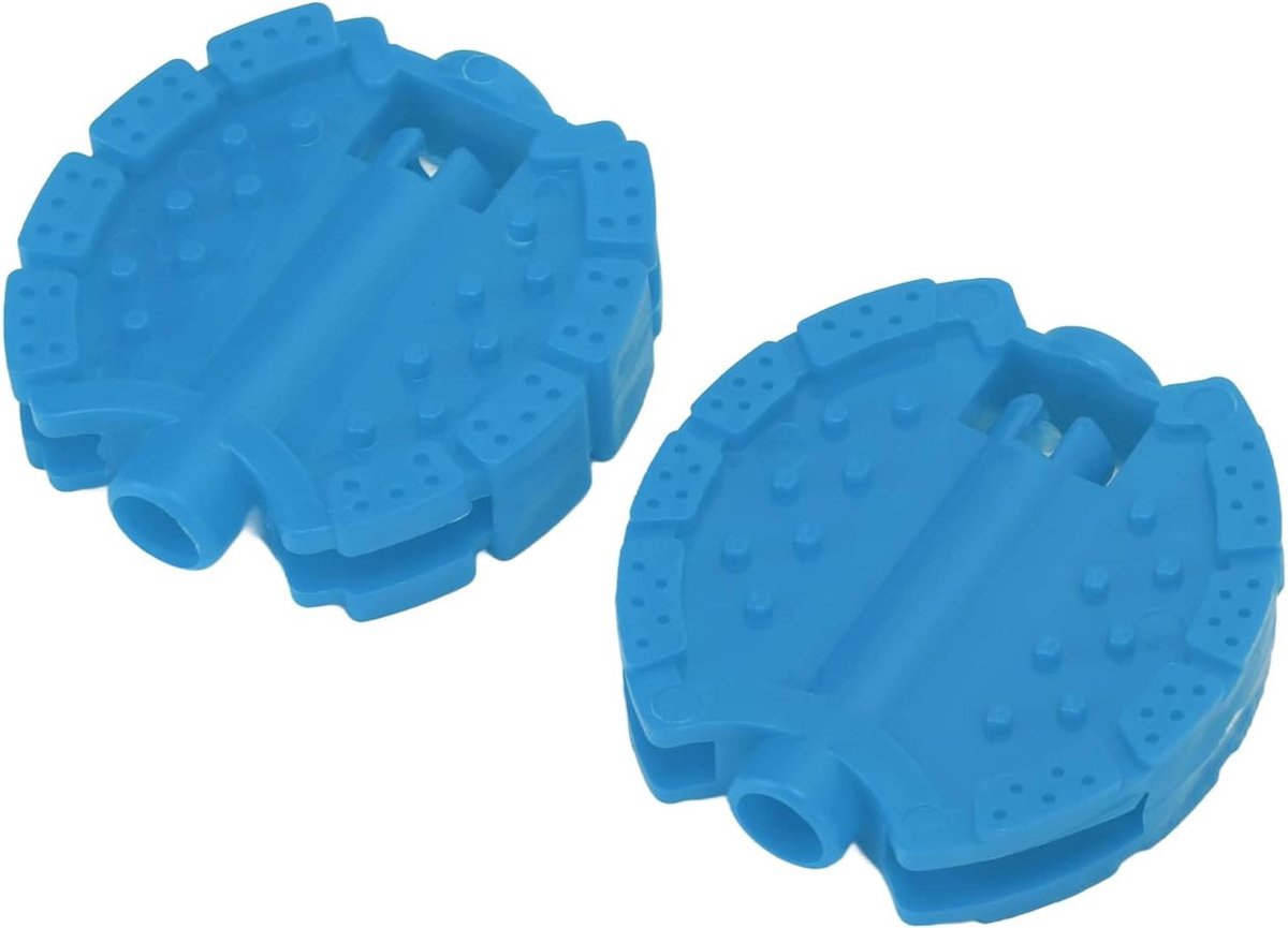 Kinderfietspedaal Set - Driewieler Pedalen - Soepel Rijden - Duurzaam Kunststof - 2 Stuks - Blauw