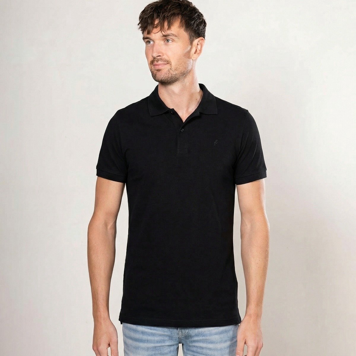 Alca Fashion - Extra Long - Heren Polo - Zwart - L