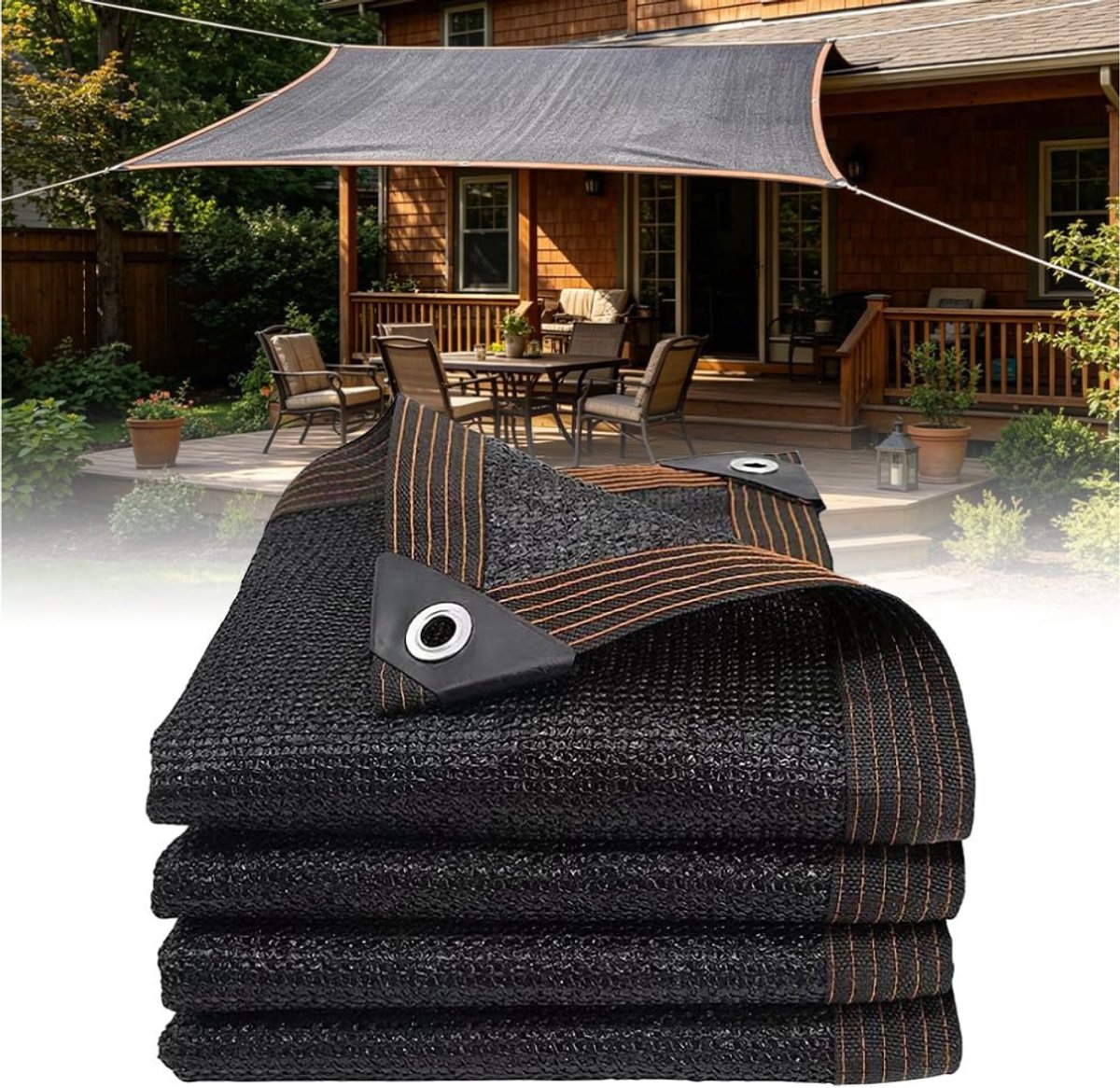 Zavio® Zonnedoek - Schaduwdoek - Tuin Beschermen - UV Bestendig
