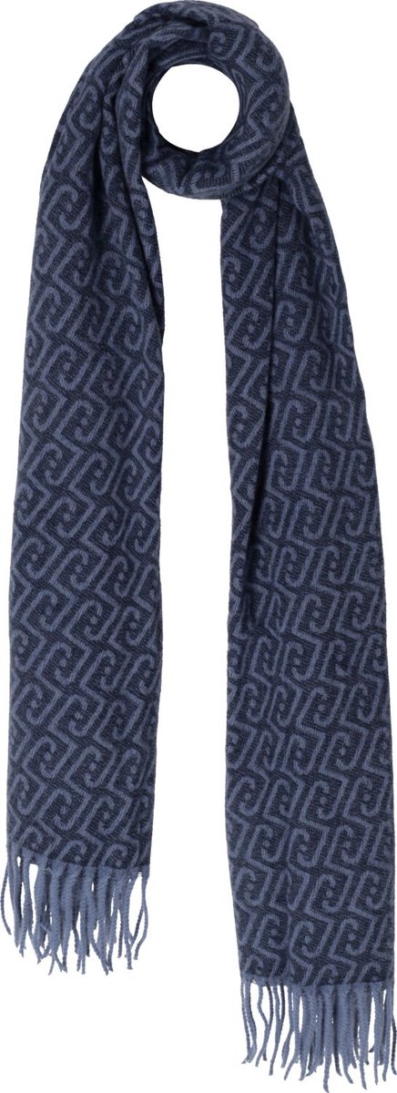 Liu Jo Logo - Scarf/shawl Sjaals Dames - Donkerblauw - Maat ONESIZE