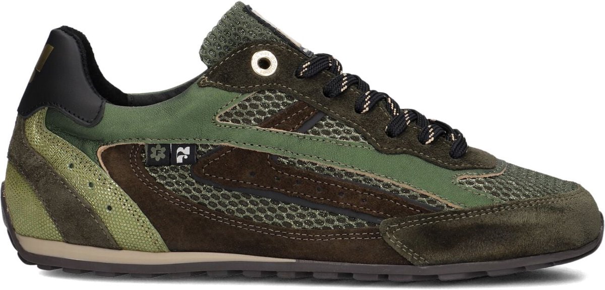 Floris Van Bommel Sfw-10150 Illvi Sneakers - Suède - Dames - Donkergroen - Maat 36