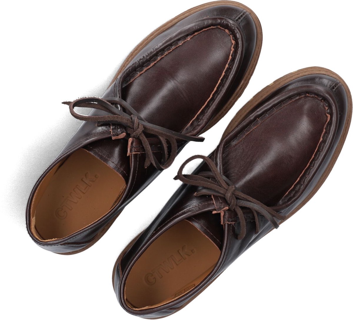 CTWLK Edison Veterschoenen - Dames - Bruin - Maat 38