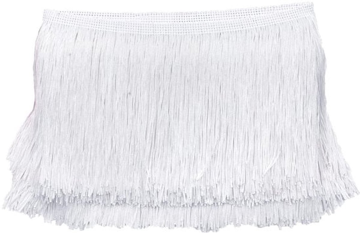 Franjerand 10 cm - Decoratieve Band - Franjeband - Dansfranjes - Naai-accessoires - Polyester - 2 Meter - Franje