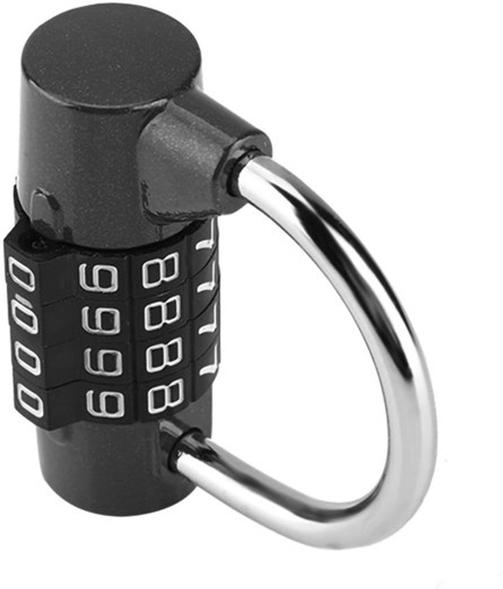 Codehangslot 4-cijferige Combinatie - Zinklegering - Duurzaam Ontwerp - Verbeterde Beveiliging - Veelzijdig Gebruik - Roestbestendig - Hangslot