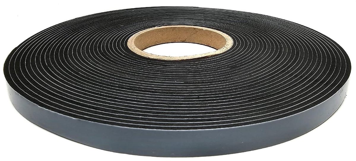 EPDM Schuim Tape - Afdichtingstape Zwart - Voertuigen Afdichten - Eenzijdig Zelfklevend