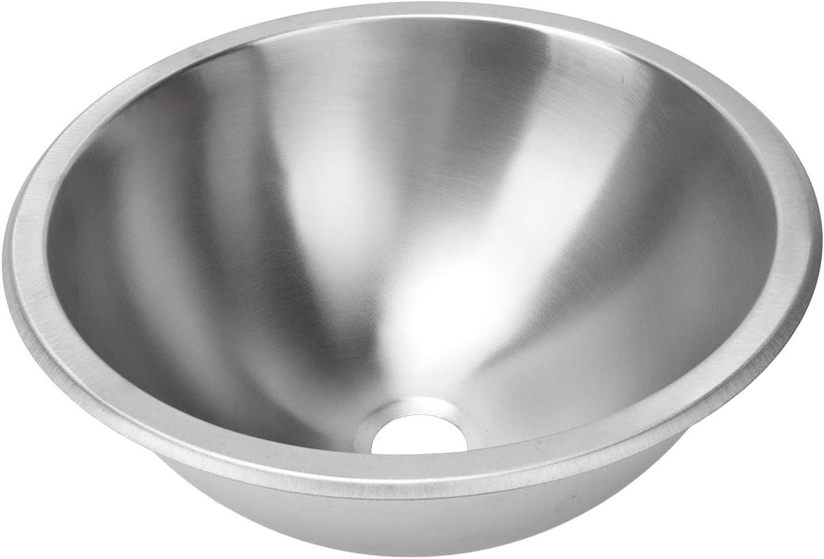 Ronde Spoelbak - Keuken Gootsteen - Ruimte Besparen - 304 Roestvrij Staal - 30 cm Diameter - Geborsteld