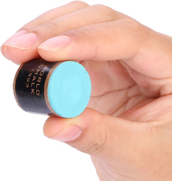 Biljartkrijt - Keu-tipkrijt Poolkrijt - Nauwkeurig Spelen - Gladde Gelijkmatige Coating - 2 Stuks - Lichtgroen — afbeelding 3