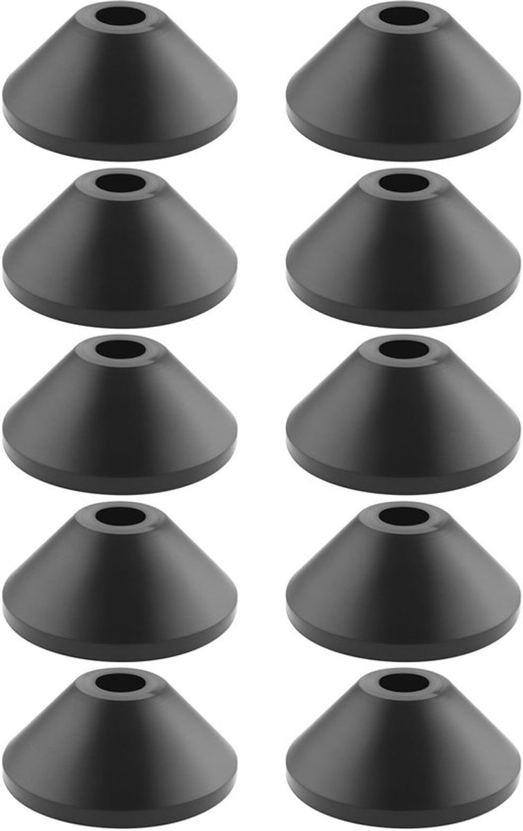 Toiletbolt 10 Stuks - Afdichtingsringen - Rubber - M6 - Antislip - 25mmx10mmx10mm - Afdichtingsring