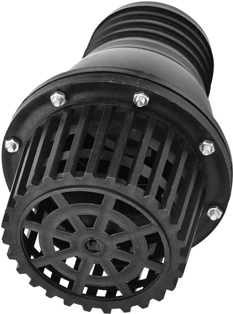 Terugslagklep 150mm - Voetklep - PVC - Waterpompaccessoires - Vloeistofmachine - Hoogwaardige kwaliteit - Vloeistofklep