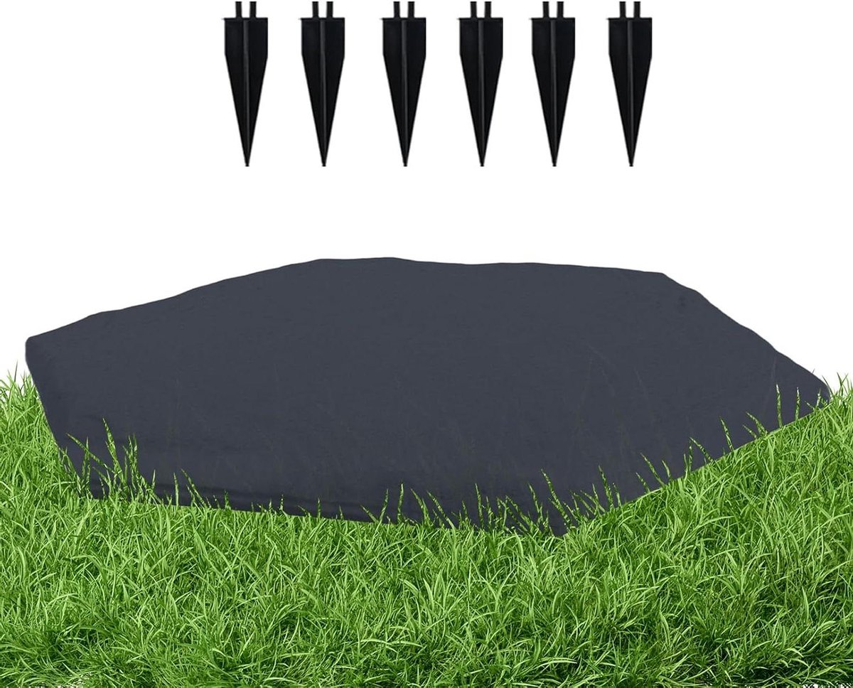 Tuin Stapstenen - Padtegels Decoratie - Wandelpaden Creëren - Stevig PP-hars Materiaal - 39x40cm - Zeshoek