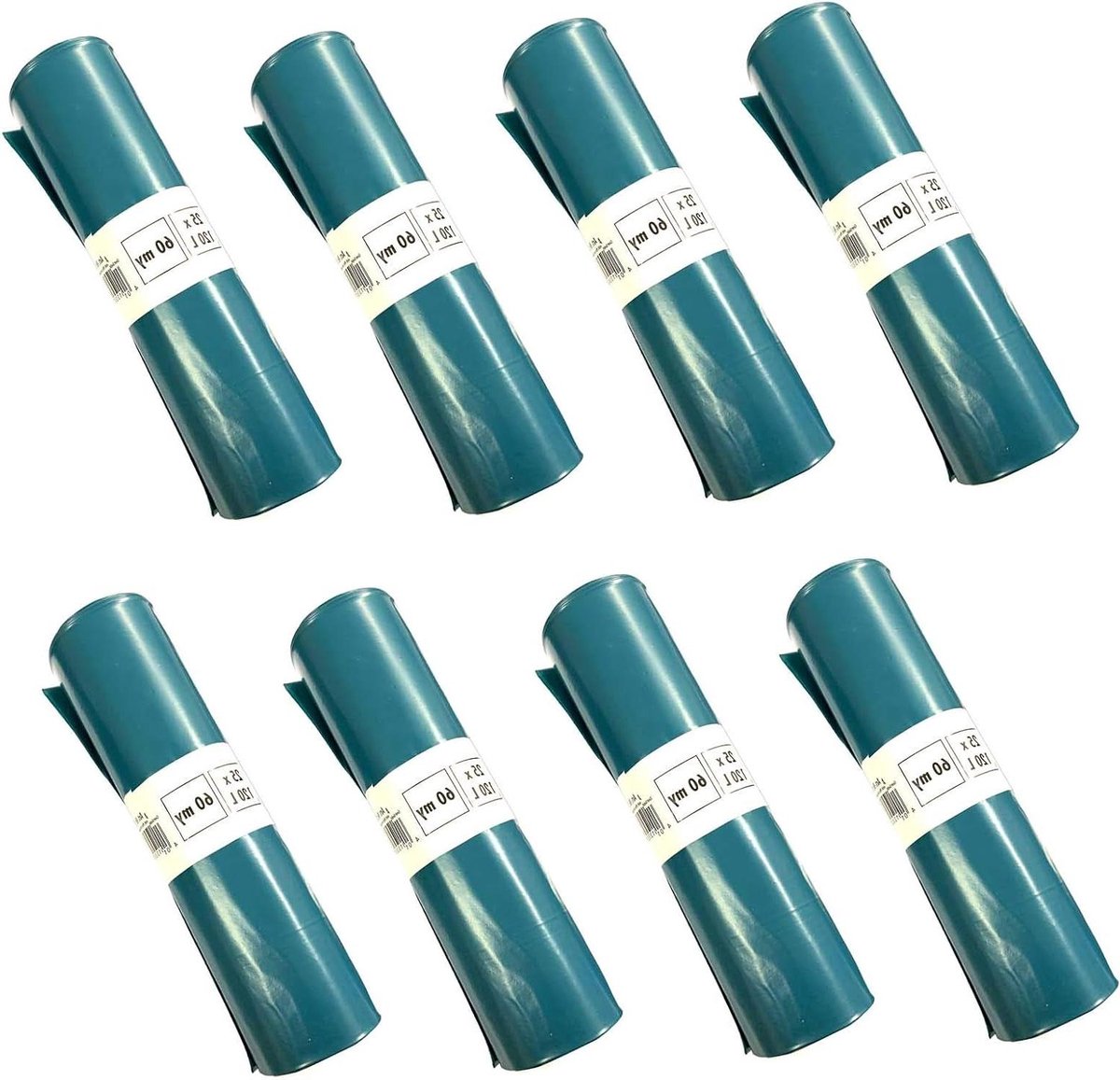 Vuilniszakken - Afvalzakken zakken - Afval Opruimen - Extra Sterk 60my - 120 Liter 200 stuks - Blauw