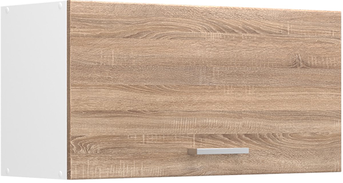 Vicco Hangkast R-Line, Sonoma/Wit, 80 cm Plat