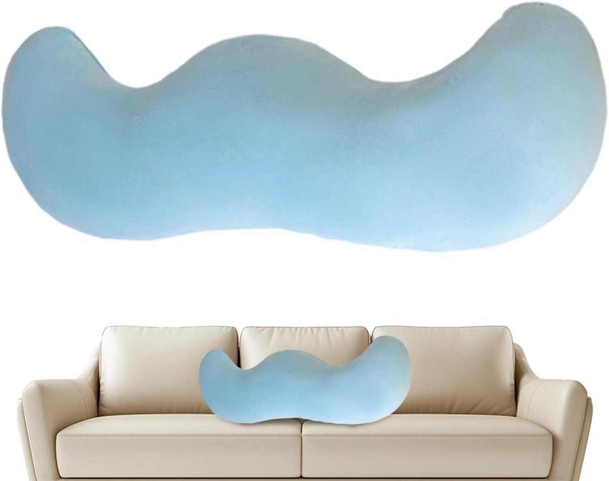 Lichaamskussen - Bodykussen Zijslaper - Ontspannen Slapen - Ergonomisch Ontwerp - 110 cm - Blauw