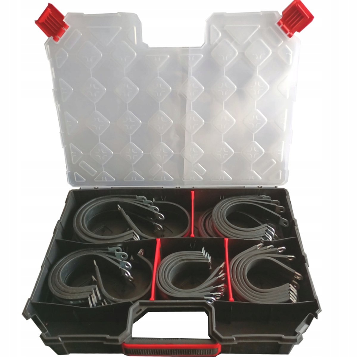 Rubberen Klemmen Metalen Rubberen Klemmen Set met Organizer