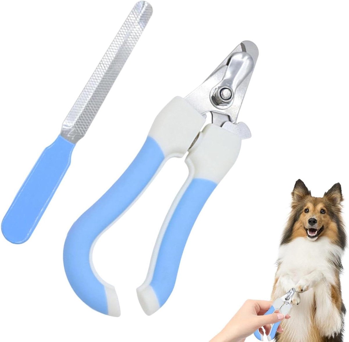 Puppy Nagelschaar - Kattennageltrimmer Klauwtrimmer - Huisdier Verzorging - Ergonomisch Handvat - 15 x 7 x 3 cm - null