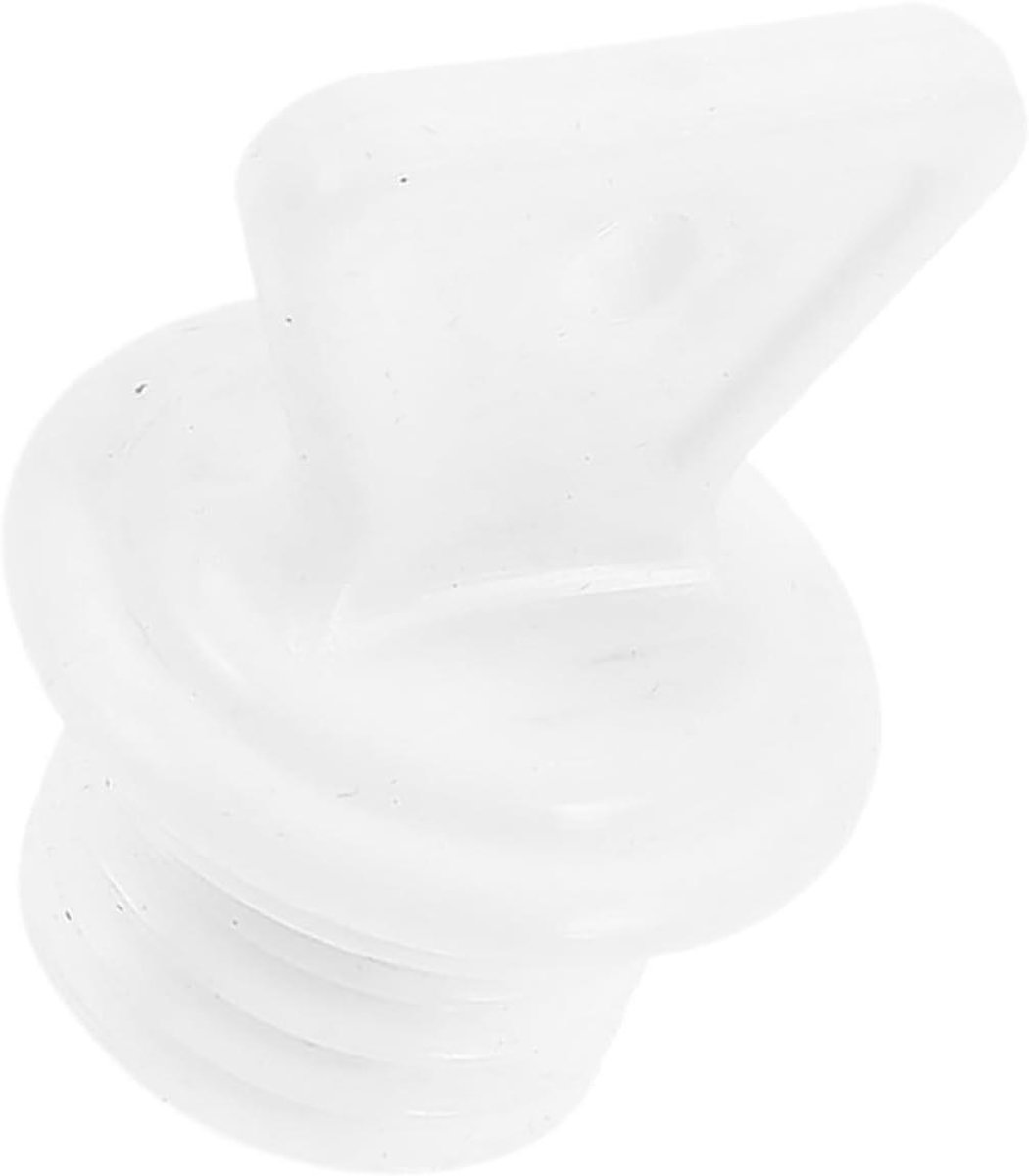 Kruikstopper - Vervangende dop - Warmwaterkruik Gebruik - Lekvrije Afdichting - 4.5 x 3.5 cm - Wit