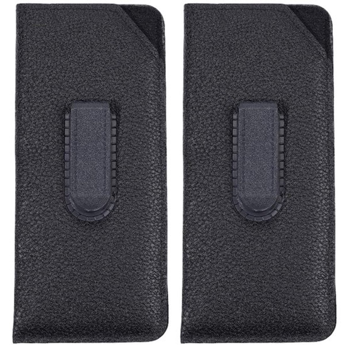 2 Stuks Slip in Brillen Cases - PU Lederen Zonnebril Pouch