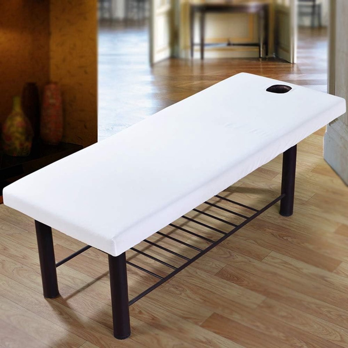 Professionele Massage Bed Cover met Elastische Rand, Zacht en Ademend, Geschikt voor Spa en Wellness Behandelingen