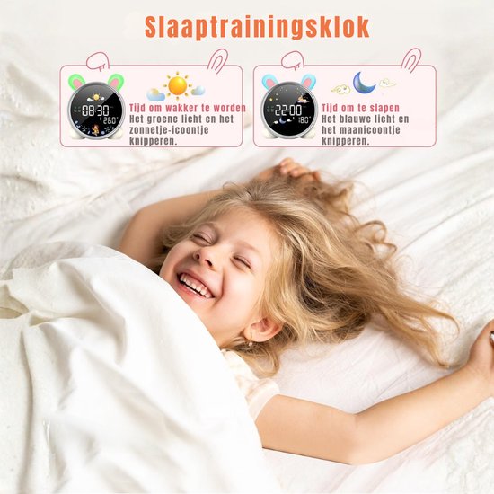 Lìon® Slaaptrainer - Slaaptrainer Kinderen - Kinderwekker - Wit - 6cm x 7cm x 6cm van lion — afbeelding 4