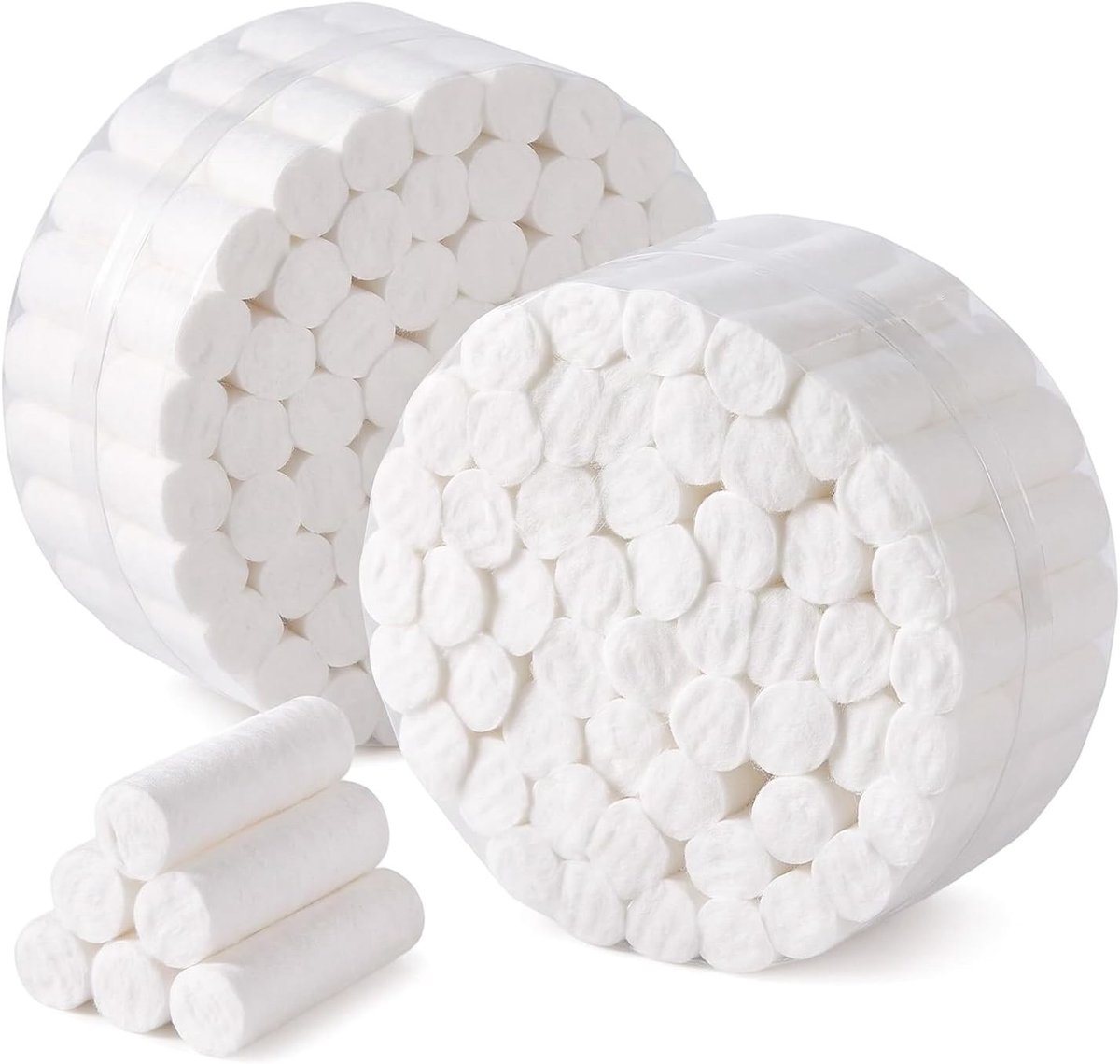 50 stuks zeer absorberende neusbloedstoppers van katoen, bloedstillende watten voor kinderen en volwassenen, watterollen voor eerste hulp en tandarts, 1,0 x 3,8 cm, ideaal voor noodsituaties en blessures