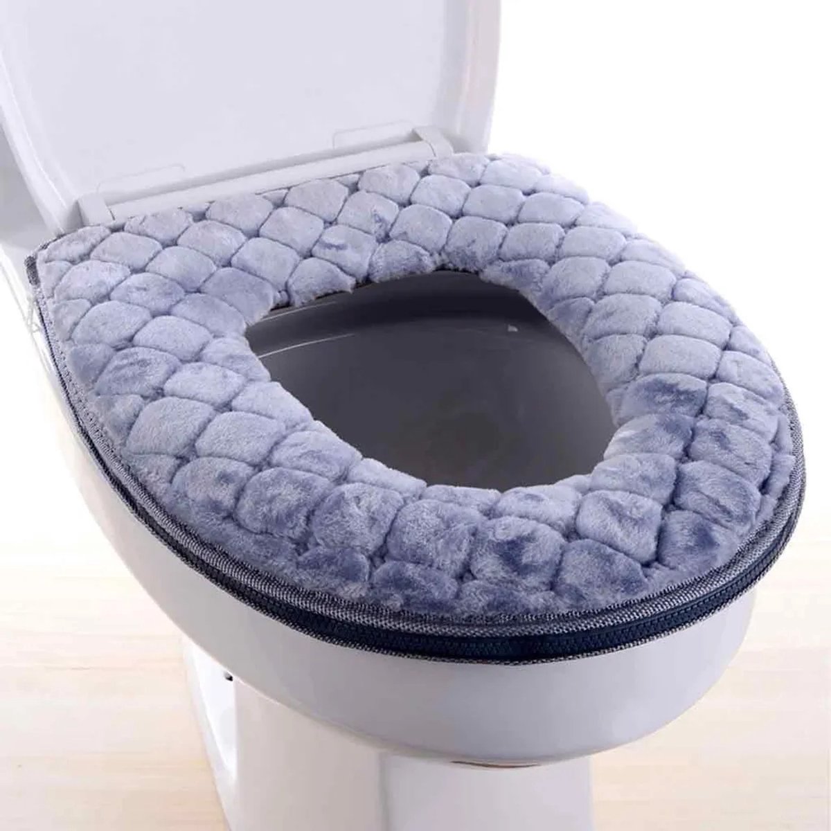 Wasbare en warme toiletbrilhoezen, zachte vloermatten en kussens Geschikt voor in huis.