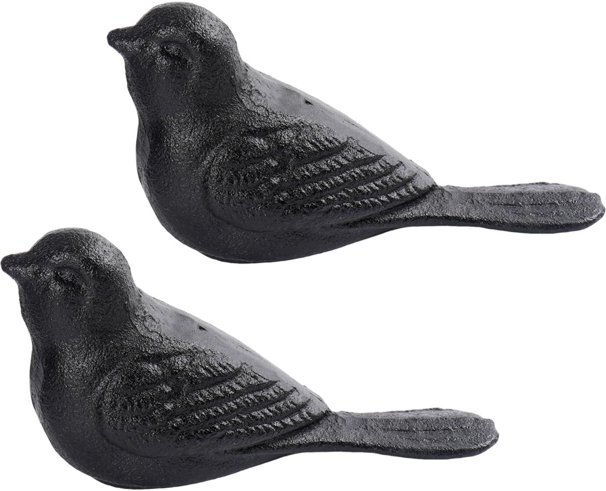 Deurstopper gietijzer - antiek met handvat - decoratieve vintage stijl - perfect voor thuis of kantoor - ShopVlot