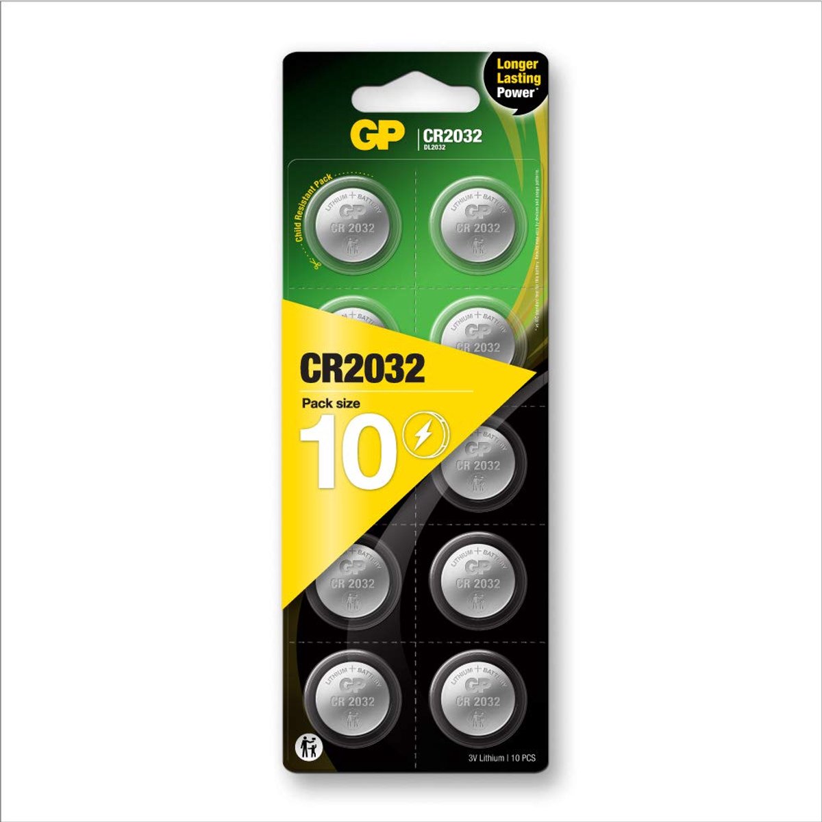 Knoopcelbatterijen CR2032 - Lithium - 3V - Geschikt voor camera's en rekenmachines - ShopVlot