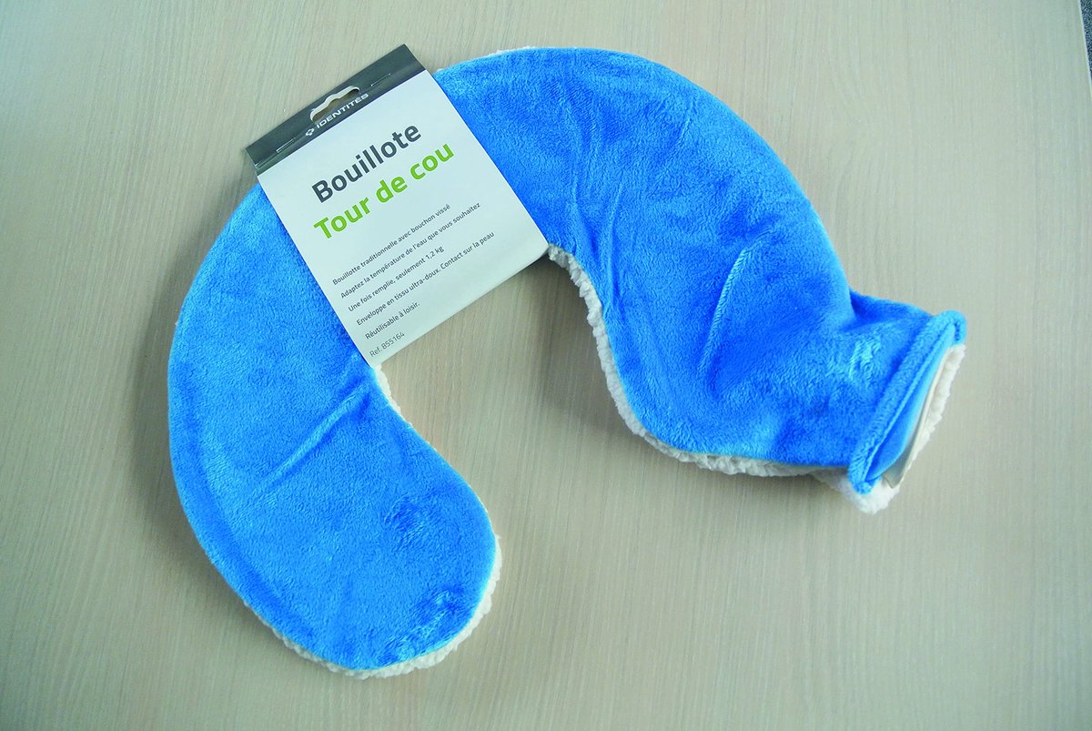 Warmwaterkruik voor nekwervels - comfortabel en zacht - duurzaam en lekvrij - ontspant de spieren - ShopVlot