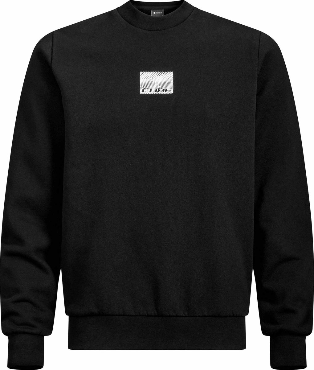 CUBE ORGANIC SWEATER GRID BLACK S