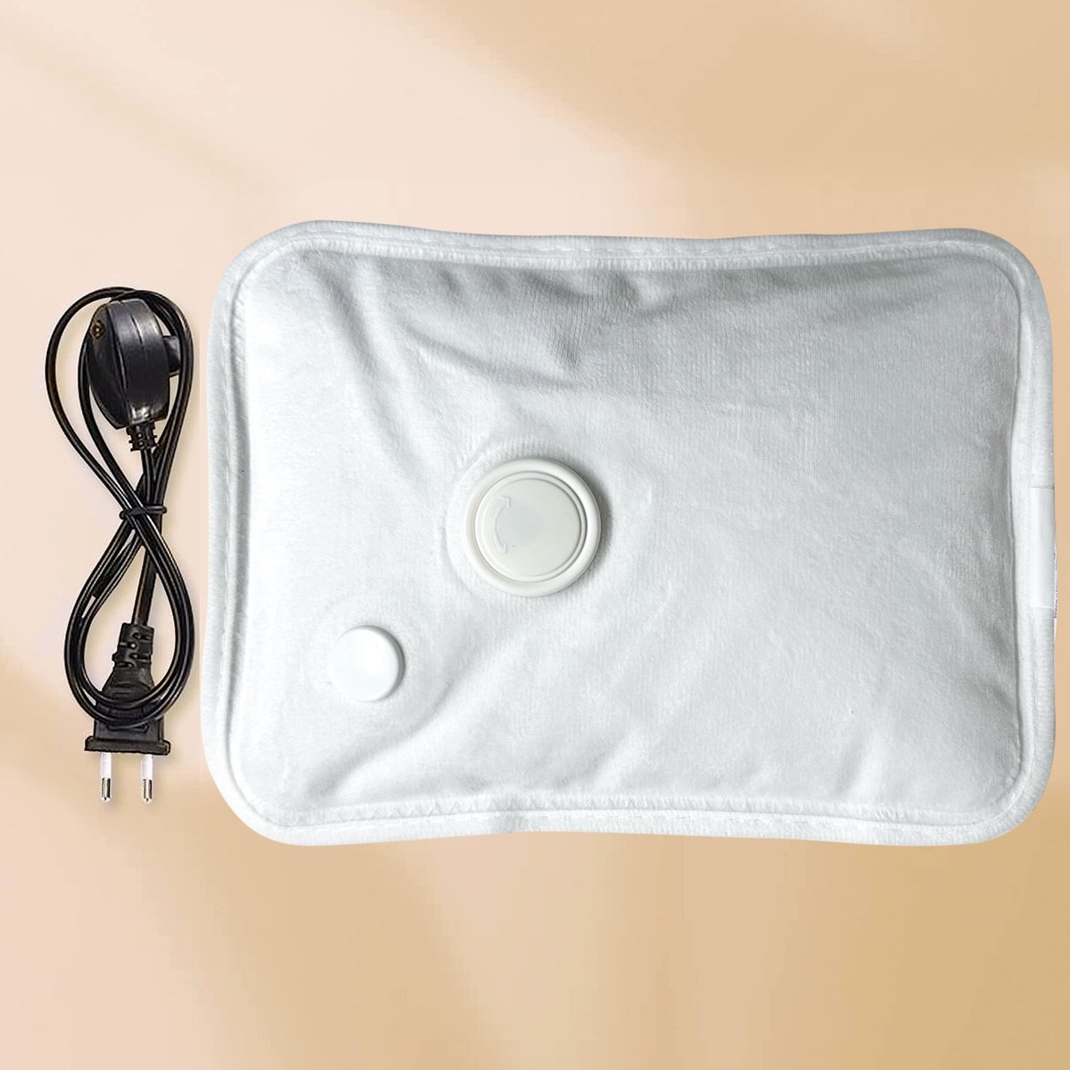Elektrische warmwaterkruik 500 W - pluche - handwarmer voor handen en voeten - ideaal voor koude dagen - ShopVlot