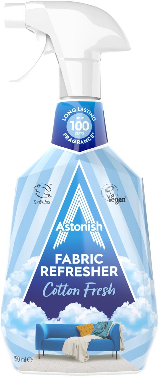 Stof refresher spray 750ml - katoen frisse geur - voor kleding en stoffen - verfrist en revitaliseert - ShopVlot