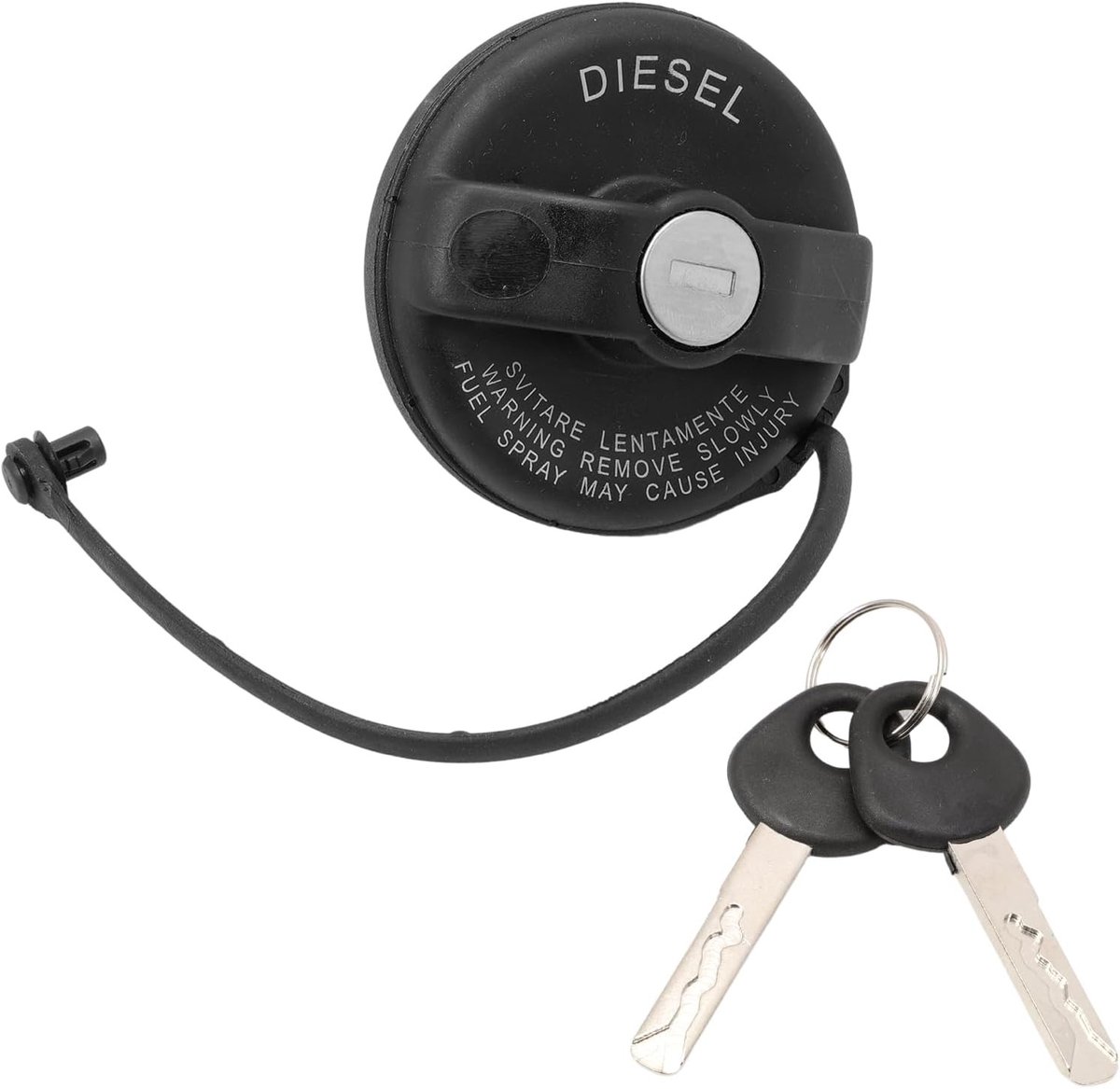 Vergrendelbare tankdop met 2 sleutels voor busplatform en chassis, geschikt voor Ducato 71802900, veilig en duurzaam