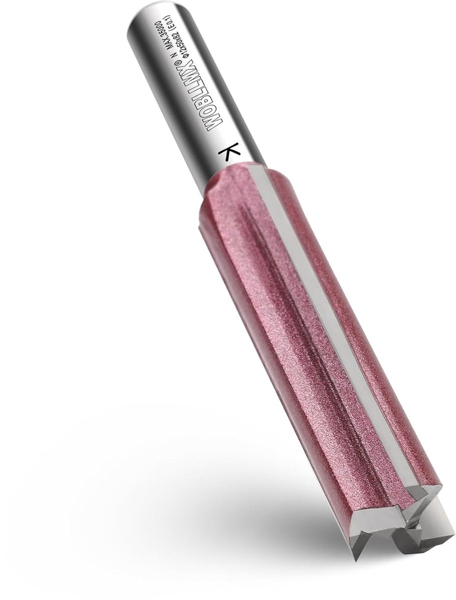 3 knives, groove cutter, 8 mm shaft, Ø 12 mm, working length 50 mm, professional carbide equipped groove cutter, stand - ShopVlot