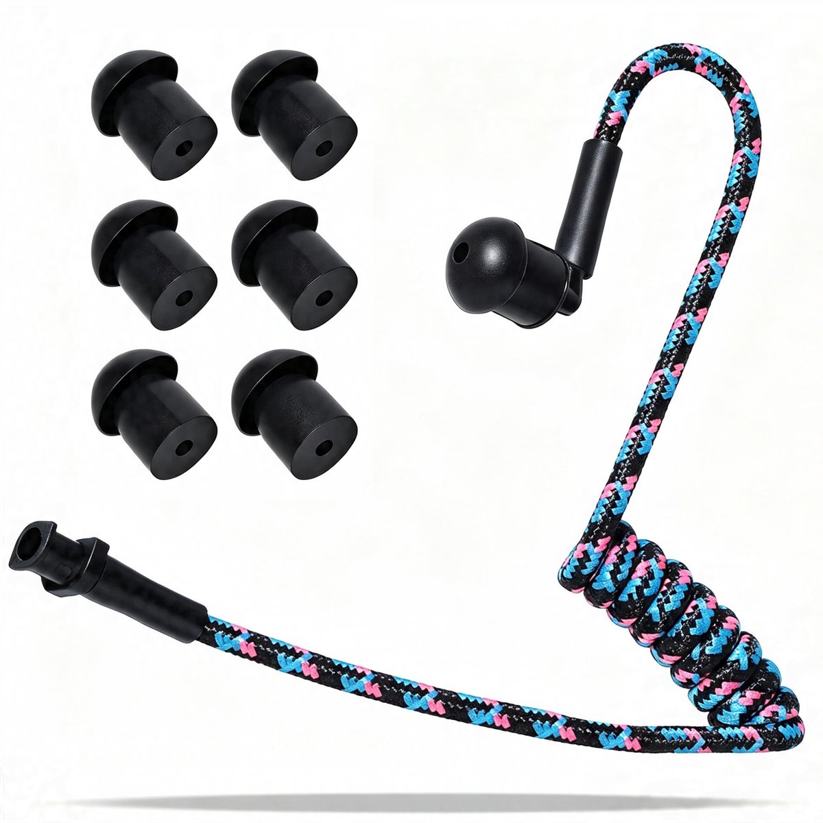 Geluidsslang nylon - accessoires voor radio-apparaten - oordopjes - optimale geluidskwaliteit - ShopVlot