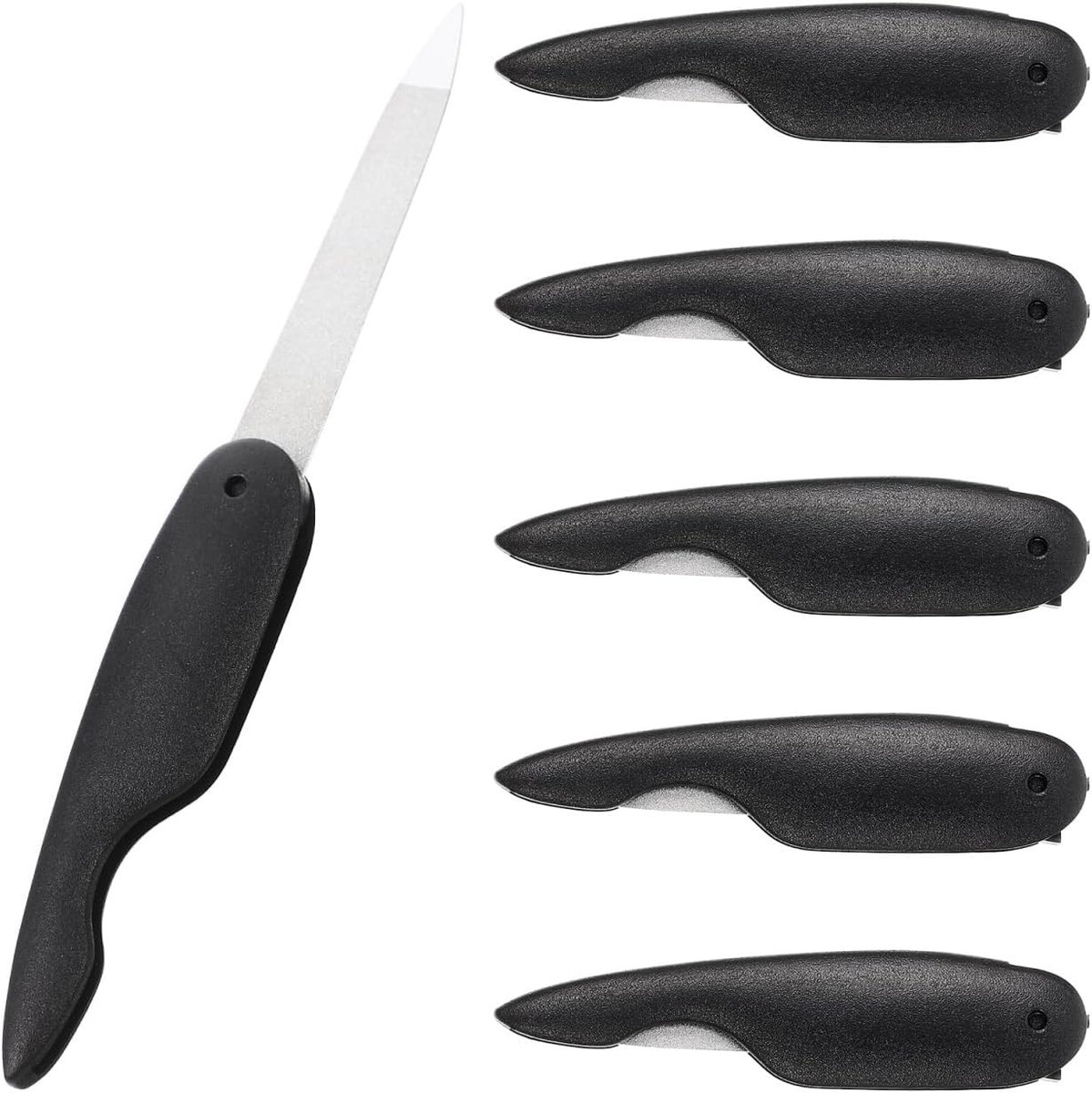 6 Stuks Vouwbare Vijlenset voor Nagels, Manicure Gereedschap, Professionele Nagelverzorging, Polijst- en Trimtools, Nagelkunst Benodigdheden