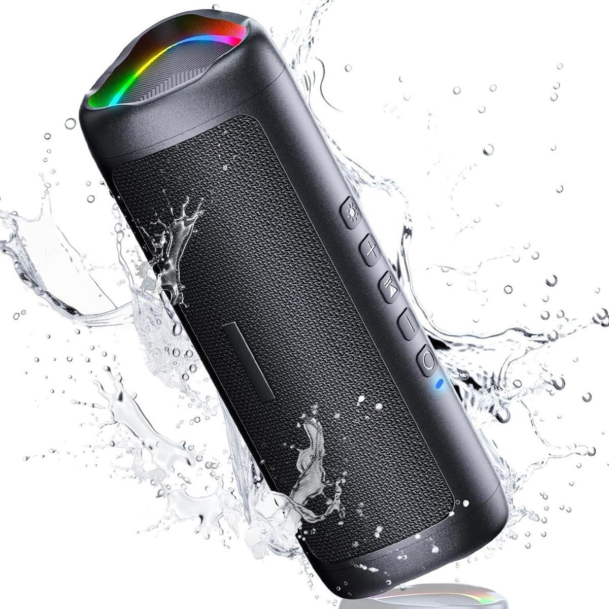 Draagbare Luidspreker - Muziekbox Bluetooth - Feestelijke Muziek - 24 Uur Batterij - 30W Vermogen - Zwart