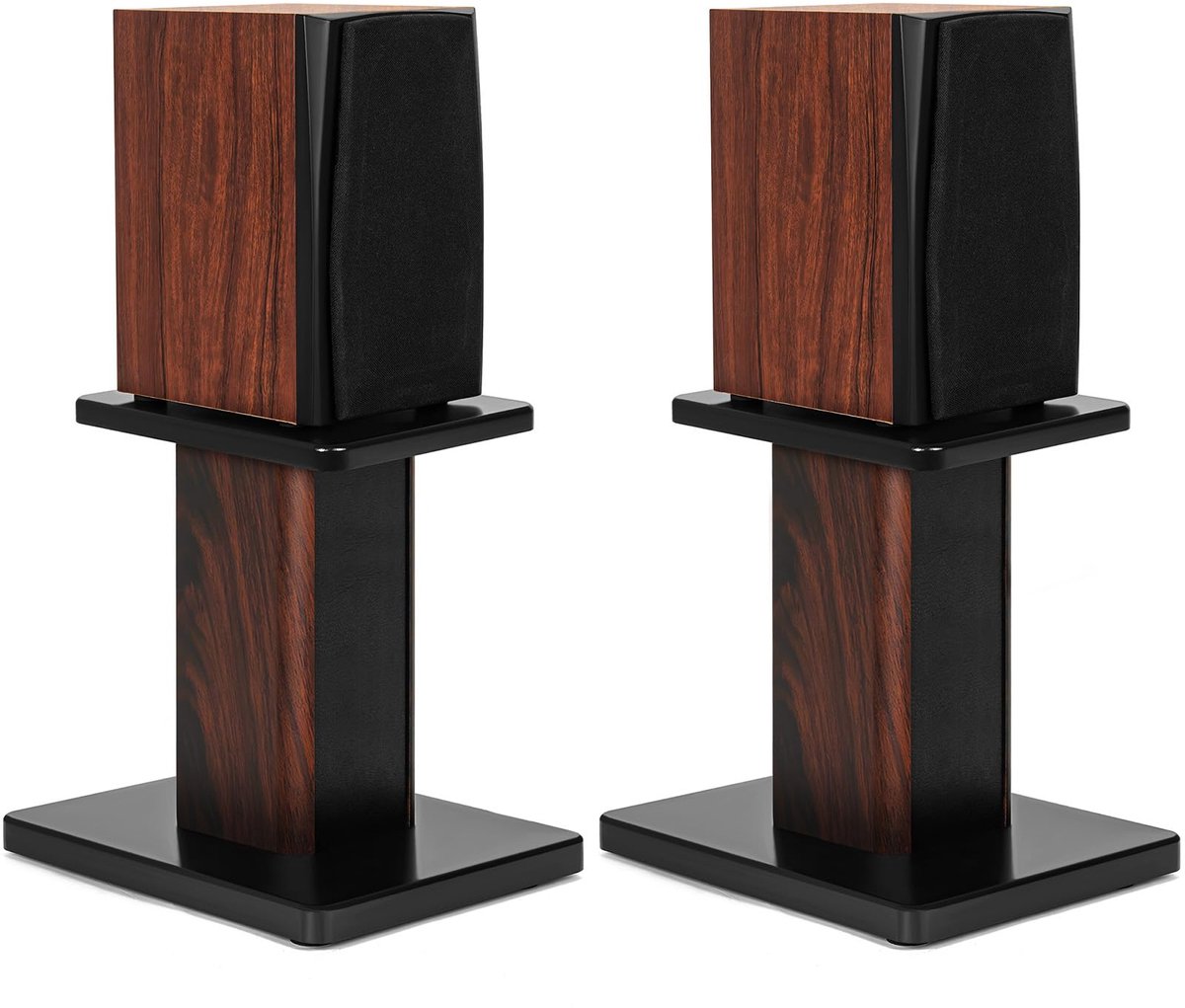 Houten luidsprekerstandaards 30 cm - Heavy Duty - Zandvulbaar - Voor HiFi- en studiomonitoren - ShopVlot