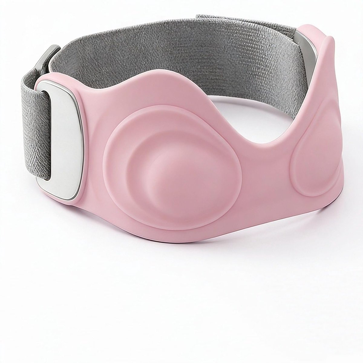 Sportieve Knieband met 8-vormige Vulling, 360° Compressie en Antislip Siliconen, Geschikt voor Tennis, Padel, Pickleball en Andere Sporten, 3D Donker Roze