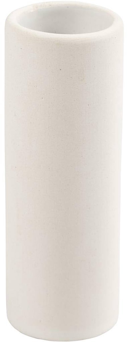 Vaas 11 cm - Wit - Modern design - Perfect voor een bloemstuk - ShopVlot