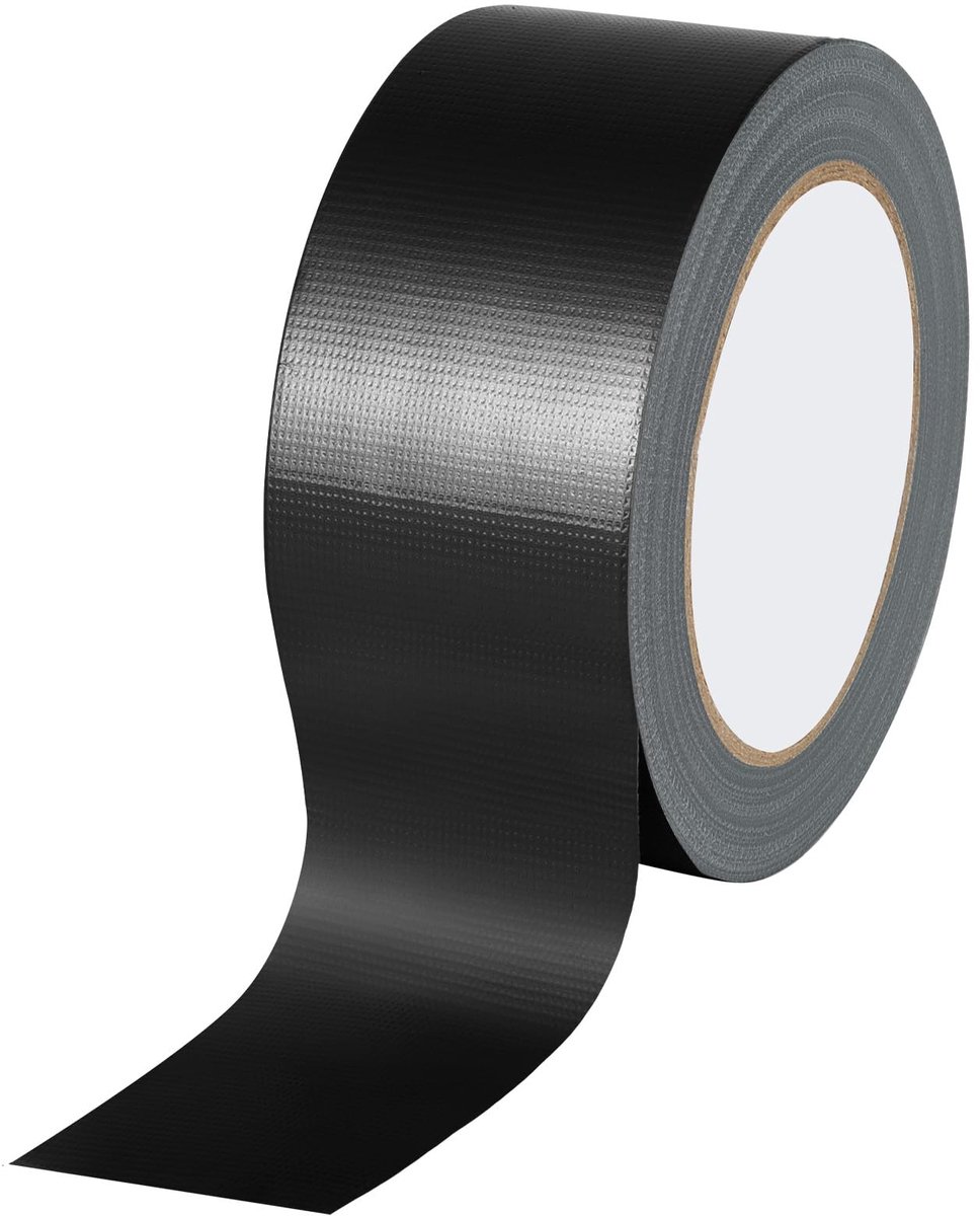 weefseltape 25 m x 50 mm - versterkte ducttape - sterke hechting - ideaal voor reparaties - ShopVlot