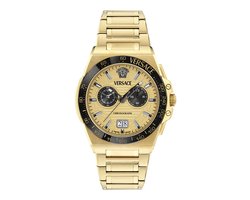 Versace Greca Reaction VE5N00626 Horloge - Staal - Goudkleurig - Ø 43 mm