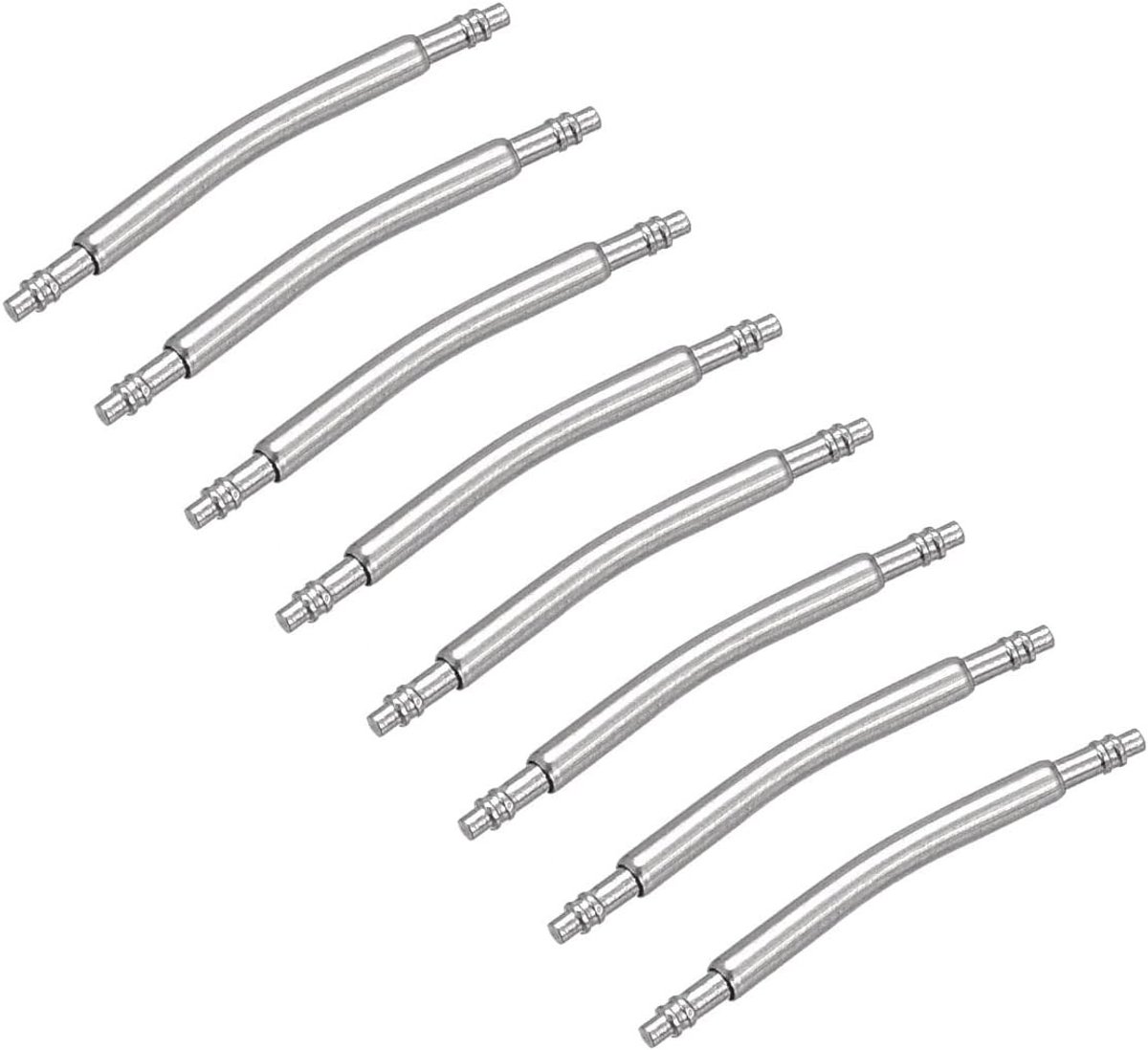 8 Stuks Horlogeband Link Pennen, Rvs Veerstangen 1.5mm Diameter en 15mm Lengte voor Horlogebanden en Accessoires