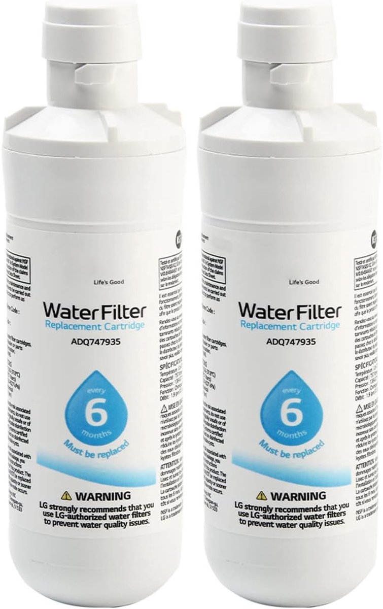 Vervangbare Waterfilter voor Koelkast, Geschikt voor Kenmore 9980, 2 Stuks, Drinkwaterfilter, Waterzuivering, Hoge Kwaliteit