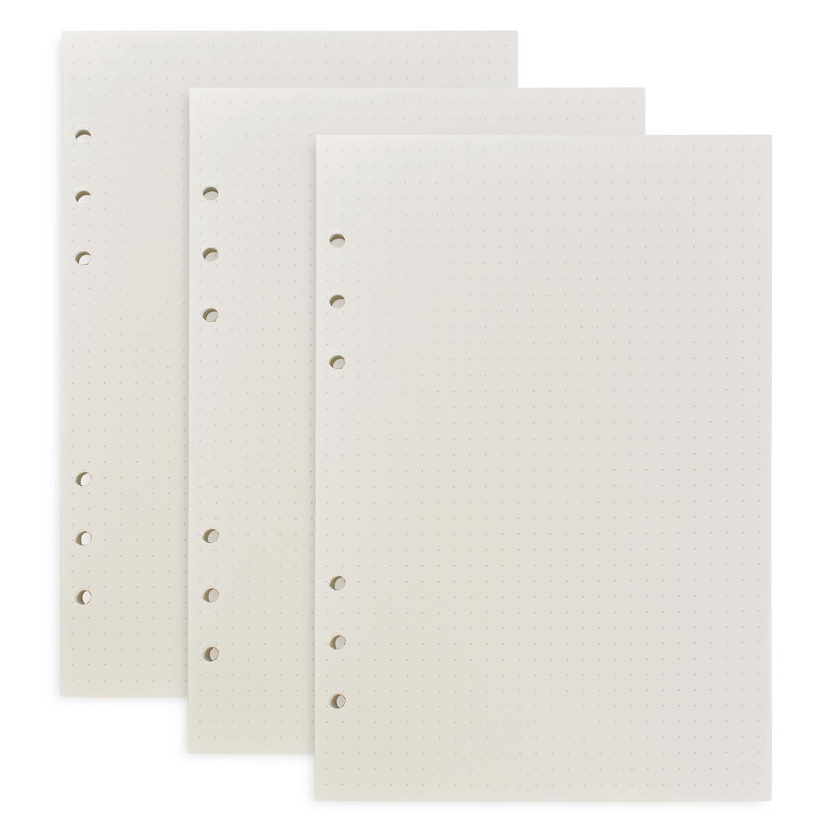 A5 navulpapier, 3 verpakkingen 135 vellen navulbaar notitiepapier, 6 gaten navulbare vullingen los notitiepapier - ShopVlot