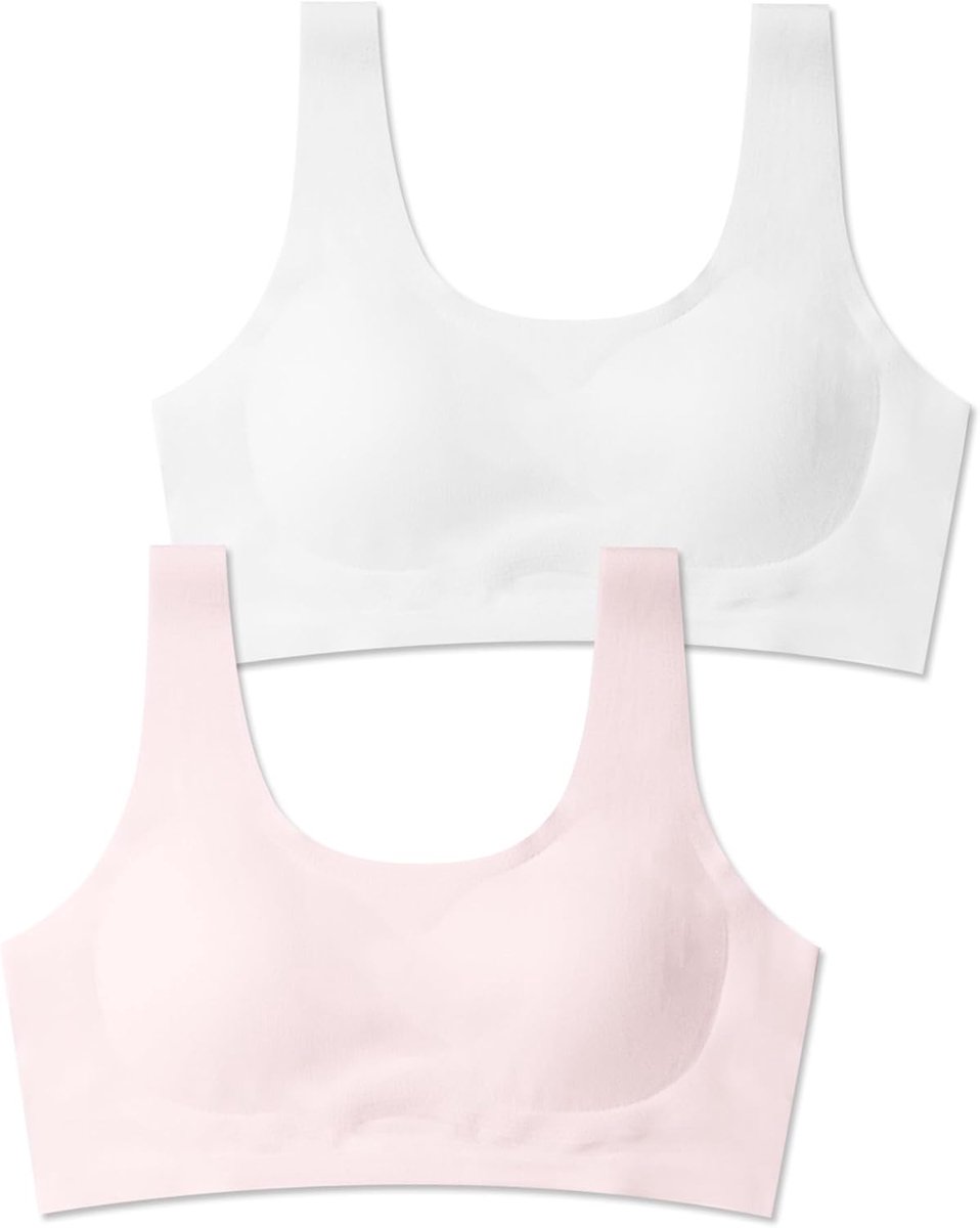 SALIA GIRL Seamless training bras for girls 10-16, soft removable - ShopVlot