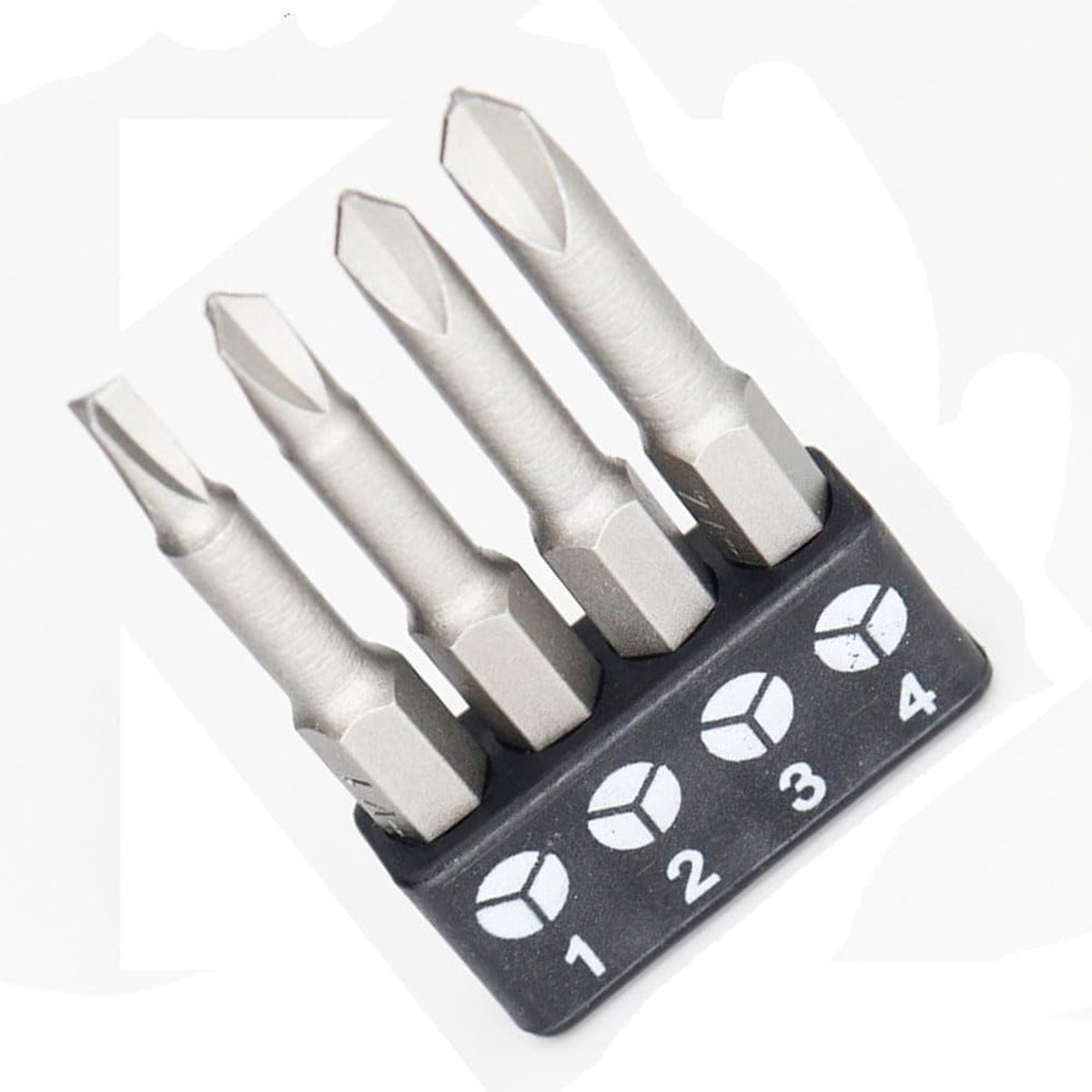 4pcs 1/4 inch hex shank alloy steel three-wing Y1 Y1 Y2 Y3 magnetic screwdriver drill chuck set spanner screwdriver - ShopVlot