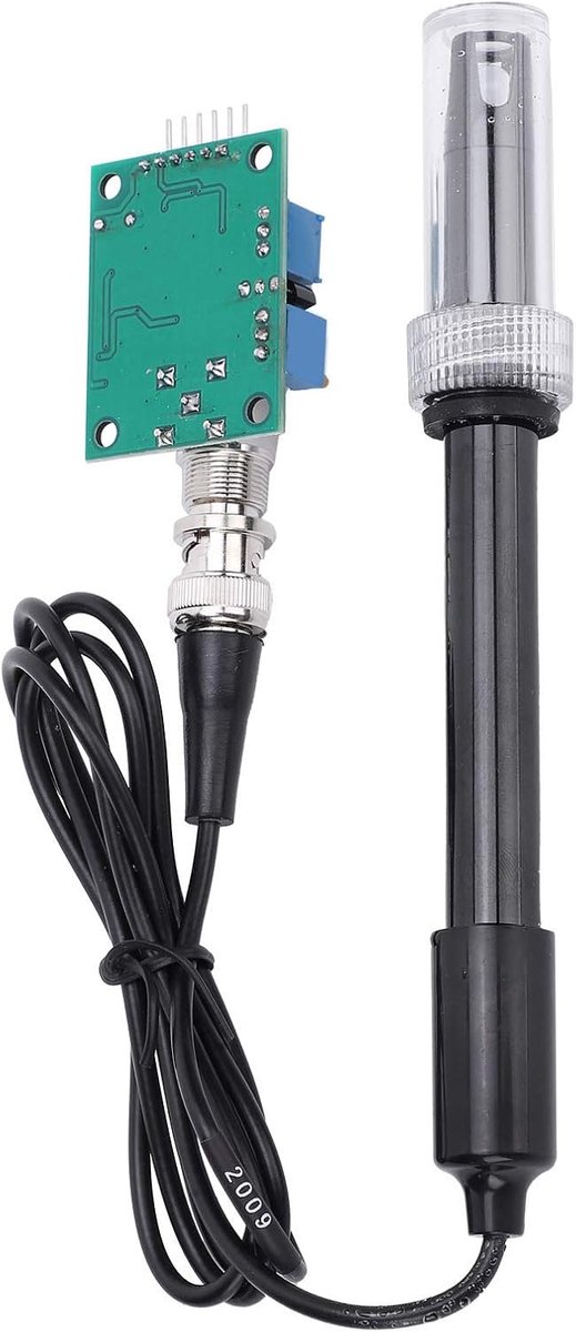 PH Value Detection Sensor Module, PH Electrode, PH0-14 Value Detection Sensor Temperature Meter Meter, 0-80 - ShopVlot
